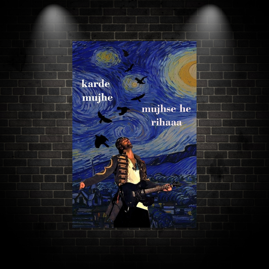 Karde Mujhe Rockstar Poster