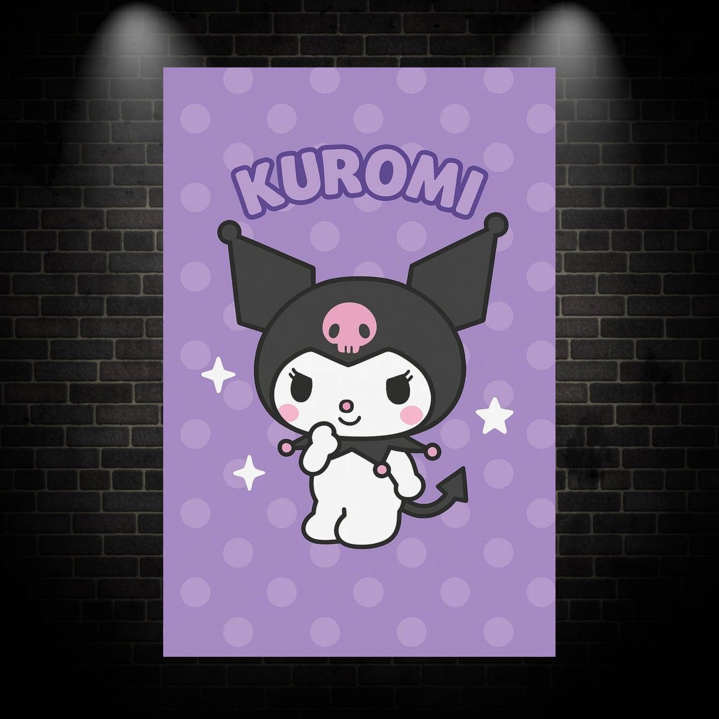 Purple kuromi poster