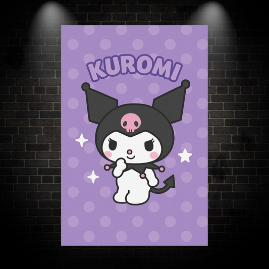 Purple kuromi poster