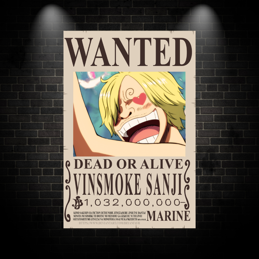 Sanji Wanted Poster