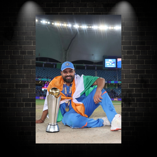 Rohit sitting poster