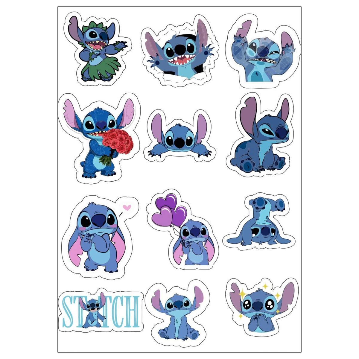 Stitch Sticker Sheet