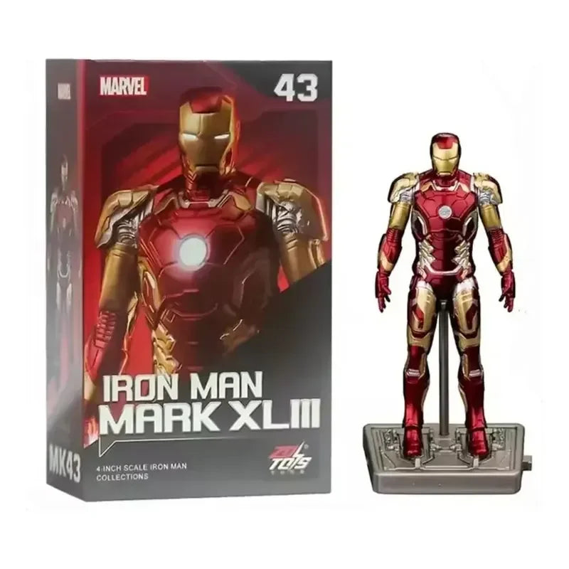 Official ZD Toys Ironman MARK 43 Figure - 4 Inches