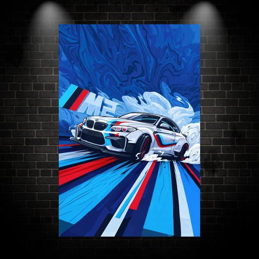 Bmw drift poster