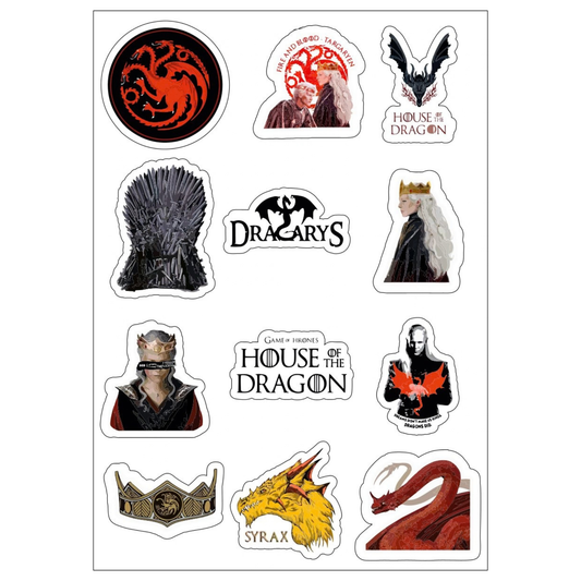 House of the Dragon Sticker Sheet