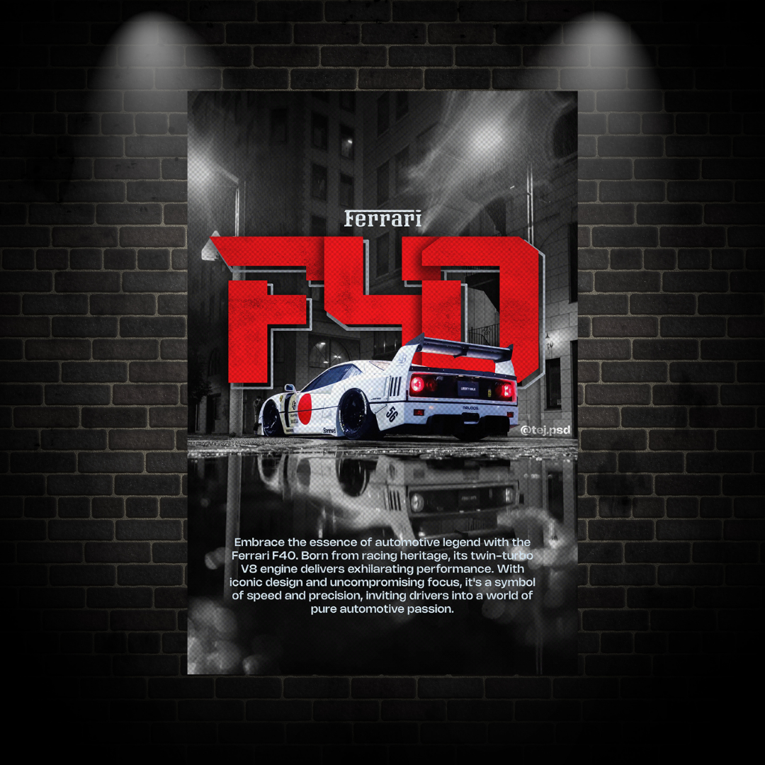 F40 Poster
