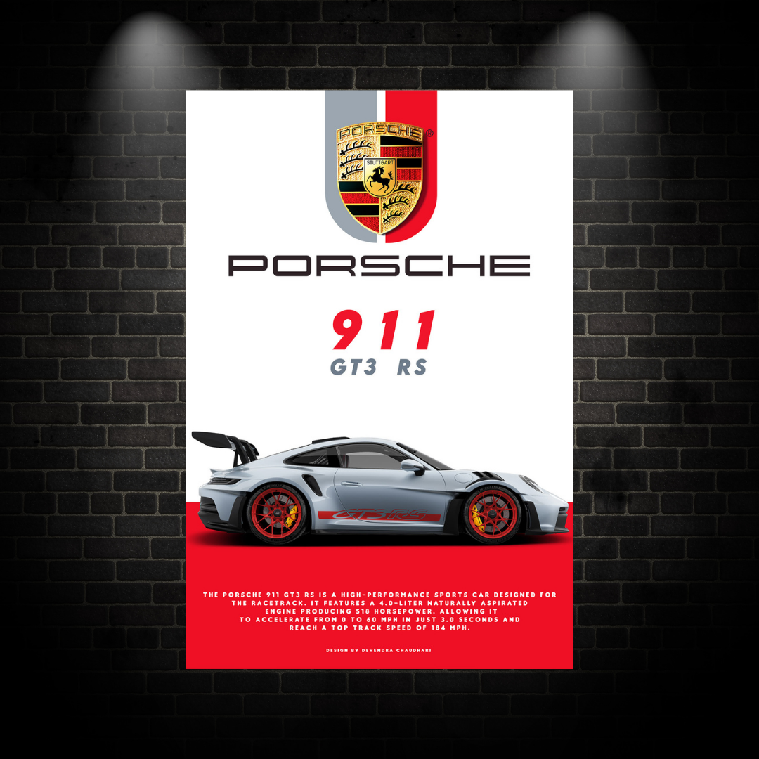 Porsche 911 GT3 RS Poster