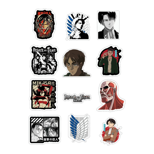 Attack On Titan Sticker Sheet
