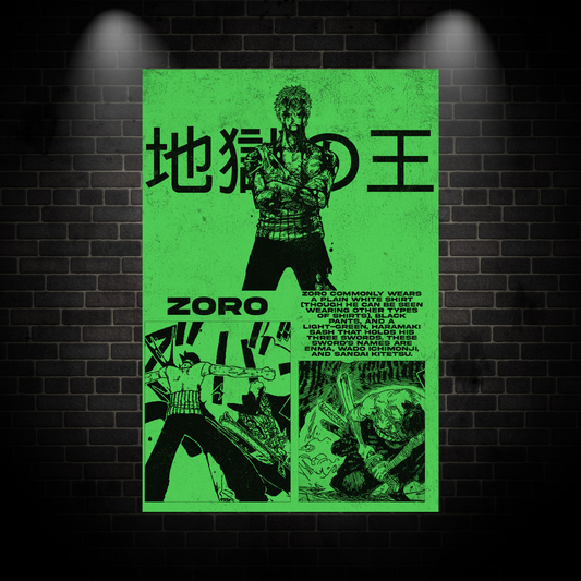 Zoro Green Poster