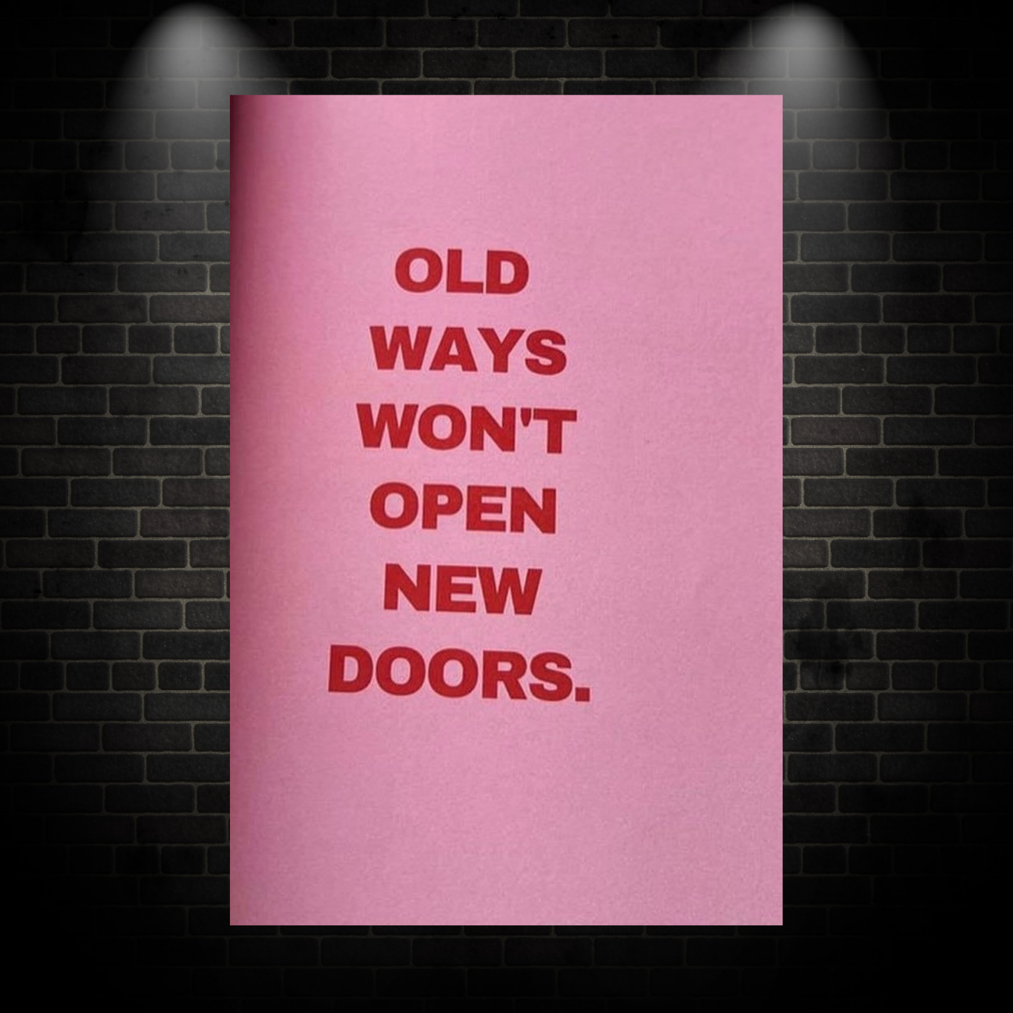 Pink poster