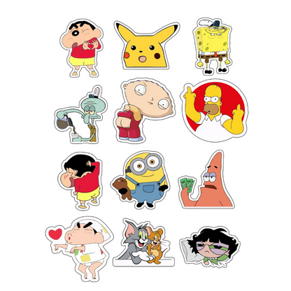 Cartoon Sticker Sheet