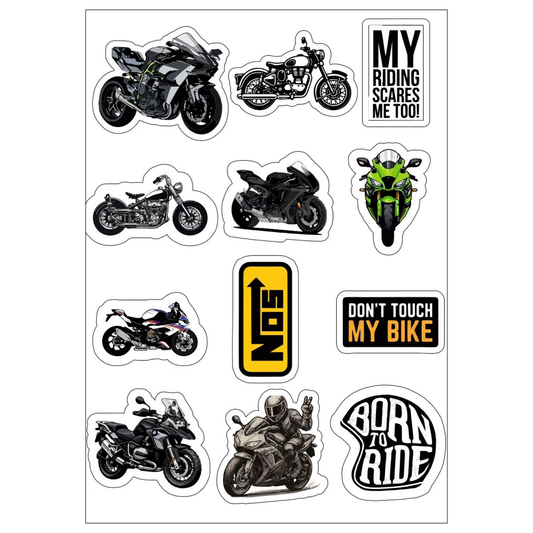 Bikes Sticker Sheet