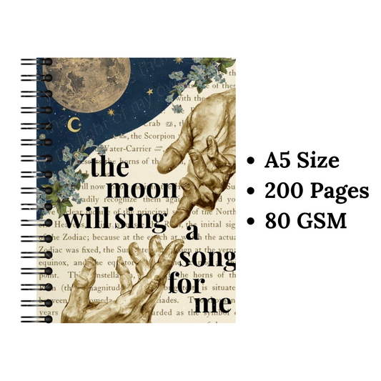 Aesthetic Quote Wiro Notebook