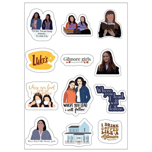 Gilmore Girls Sticker Sheet
