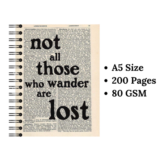 Not All Those who wander are lost Wiro Notebook
