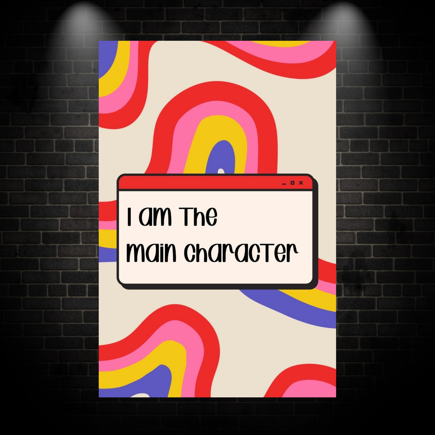 Rainbow quote poster