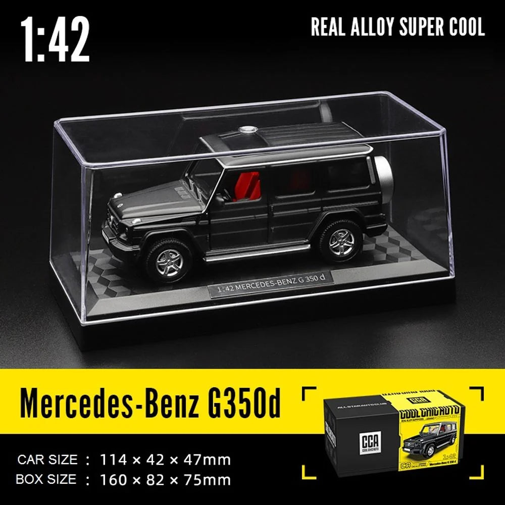Imported CCA 1:42 Mercedes Benz G350d Diecast Car with acrylic case