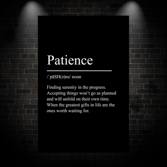 Patience poster
