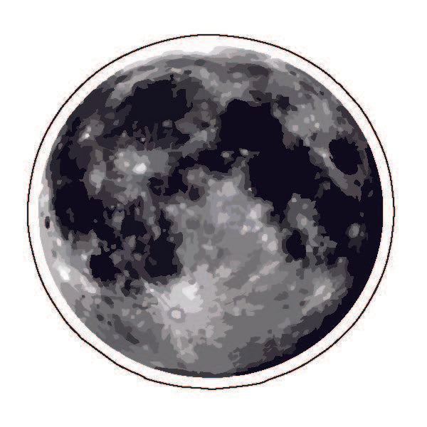 Moon Sticker