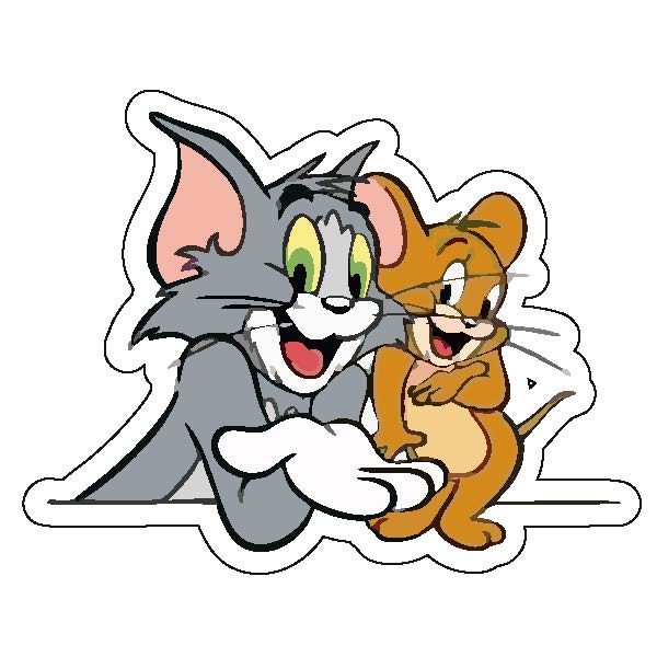 Tom & Jerry Sticker