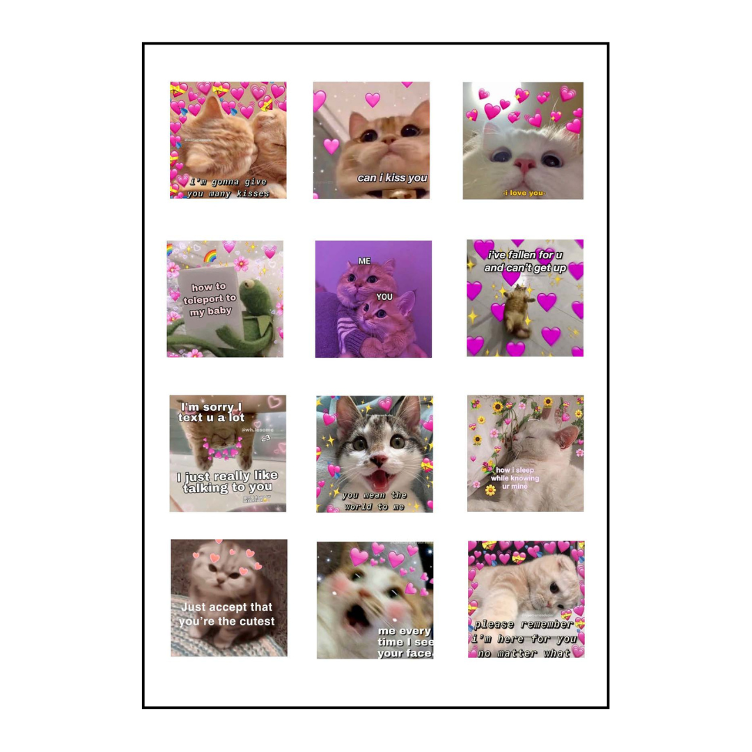 Cats Sticker Sheet