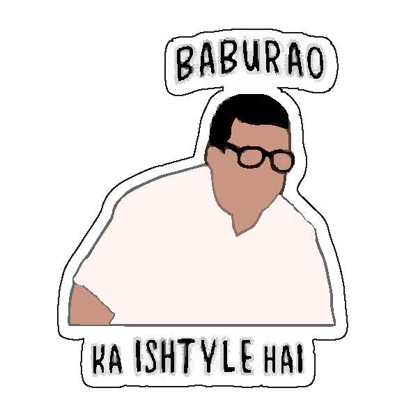 Baburao Sticker
