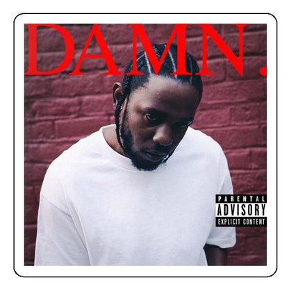 Damn By Kendrik Lamar Sticker