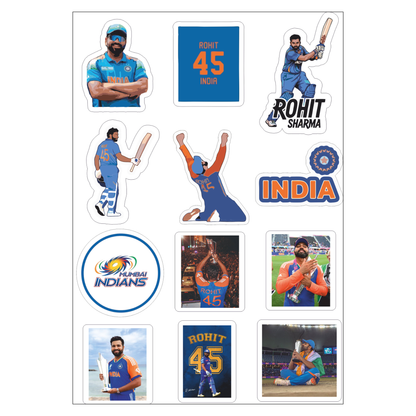 Rohit Sharma Sticker Sheet
