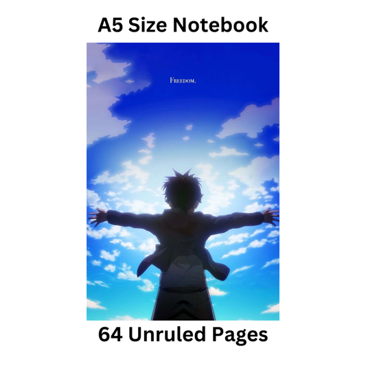 AOT Freedom Doodle notebook