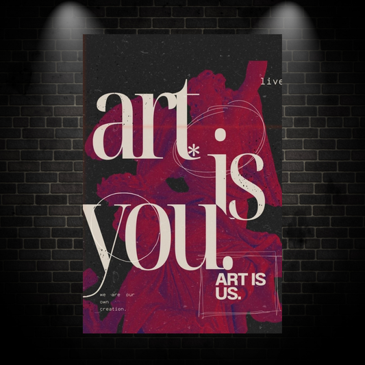 Art is love poster