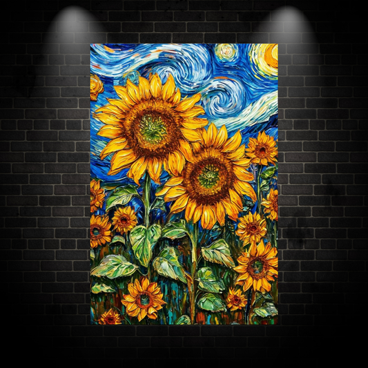 Van Gogh Flower Poster