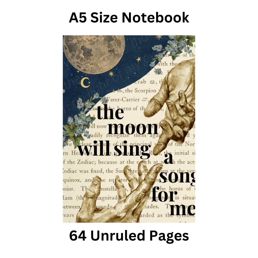 Moon Quote Doodle Notebook