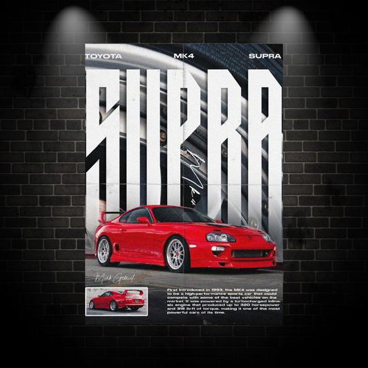 Red Supra Poster