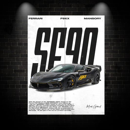 Ferrari SF90 Poster