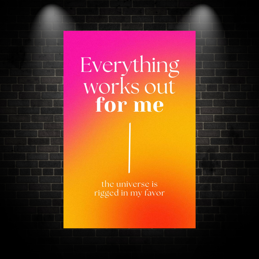 Everything works out poster
