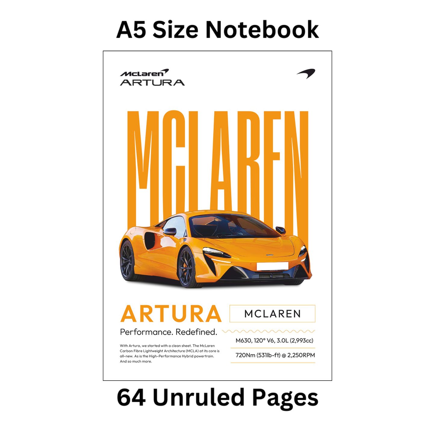 Mclaren doodle notebook
