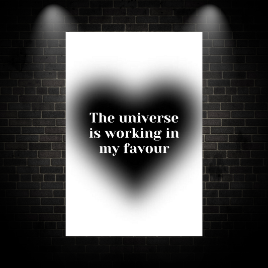 Universe in favour poster