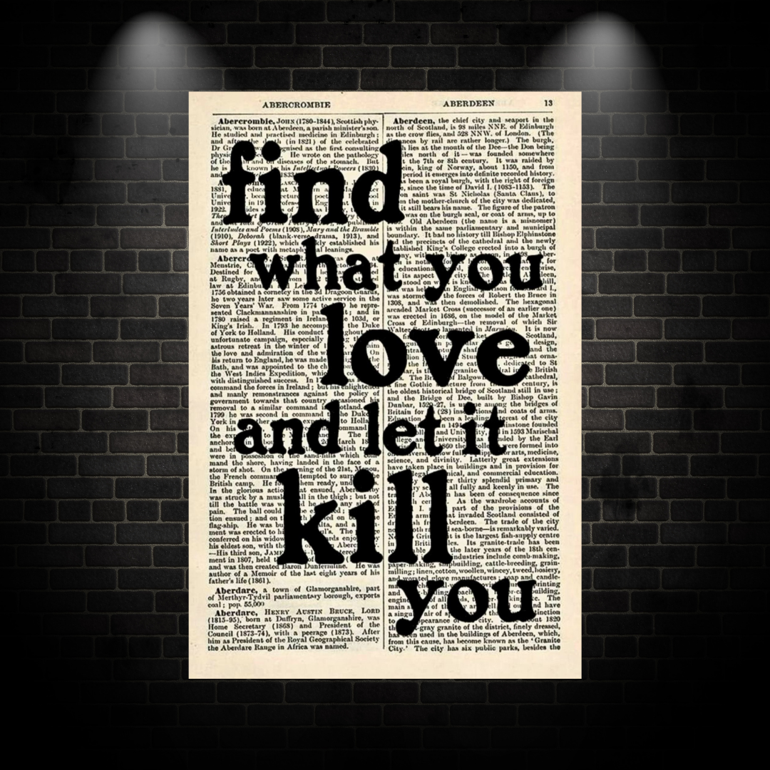 Find What You love Poster