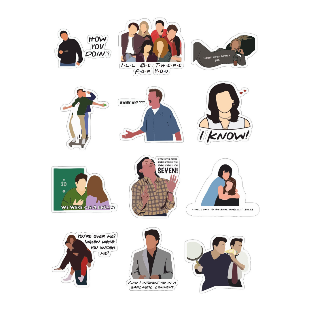 Friends Sticker Sheet 1
