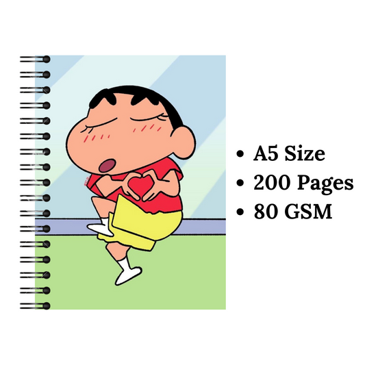 Shinchan Heart Wiro Notebook