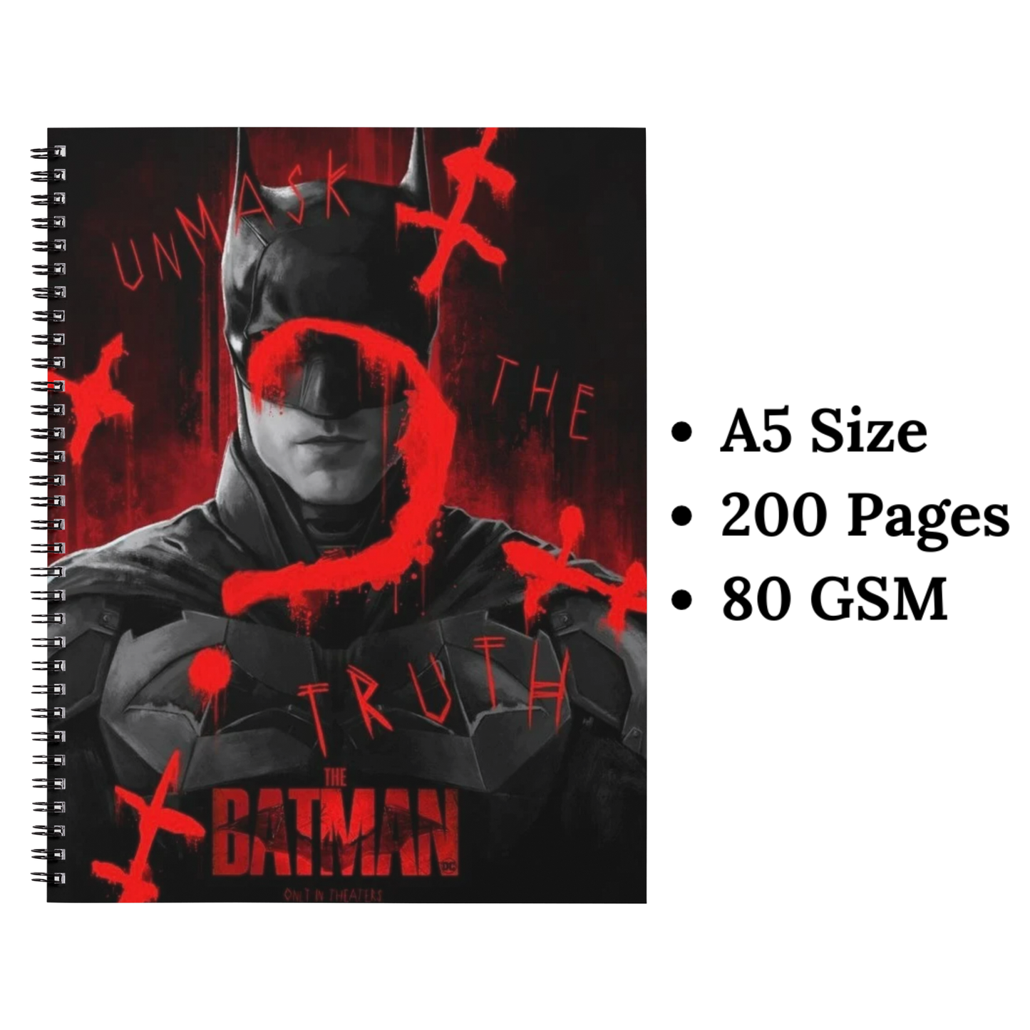 batman red wiro notebook
