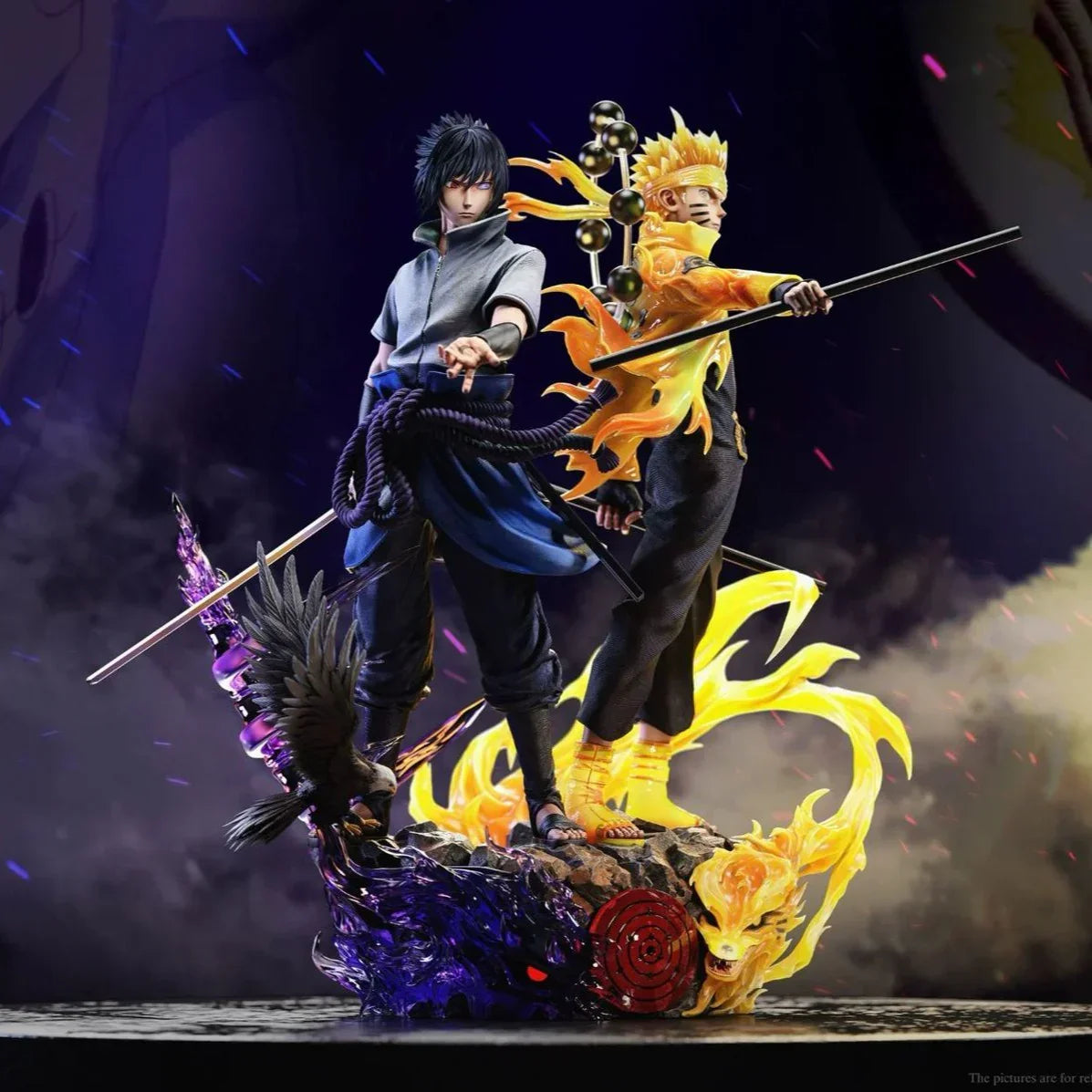 38 Cm Naruto Sasuke Premium Figure Set