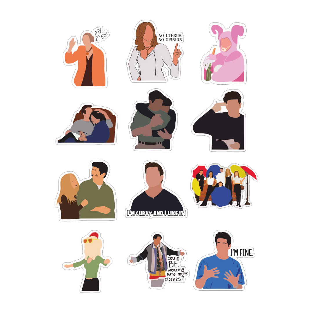 Friends Sticker Sheet 2
