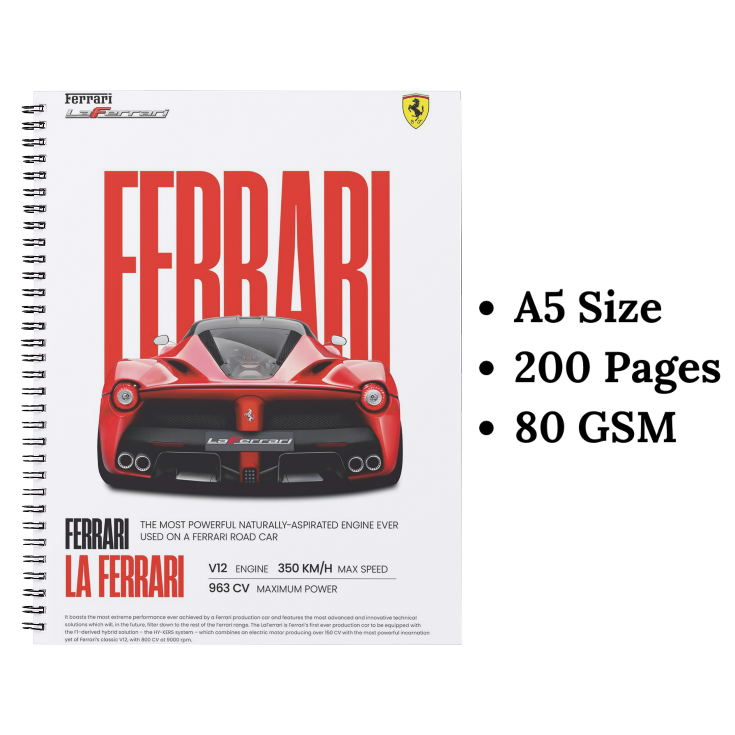 Ferrari wiro notebook