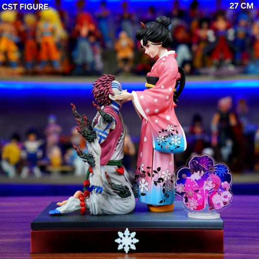 27 cm Demon Slayer Akaza and Koyuki Premium Figure