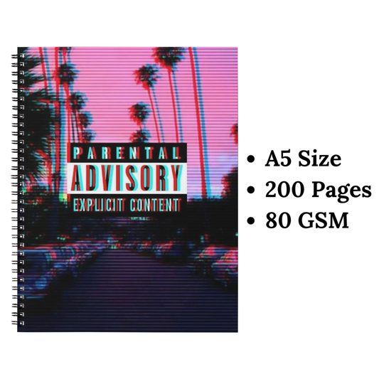 parental advisory wiro notebook