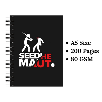 Seedhe Maut Logo Wiro Notebook
