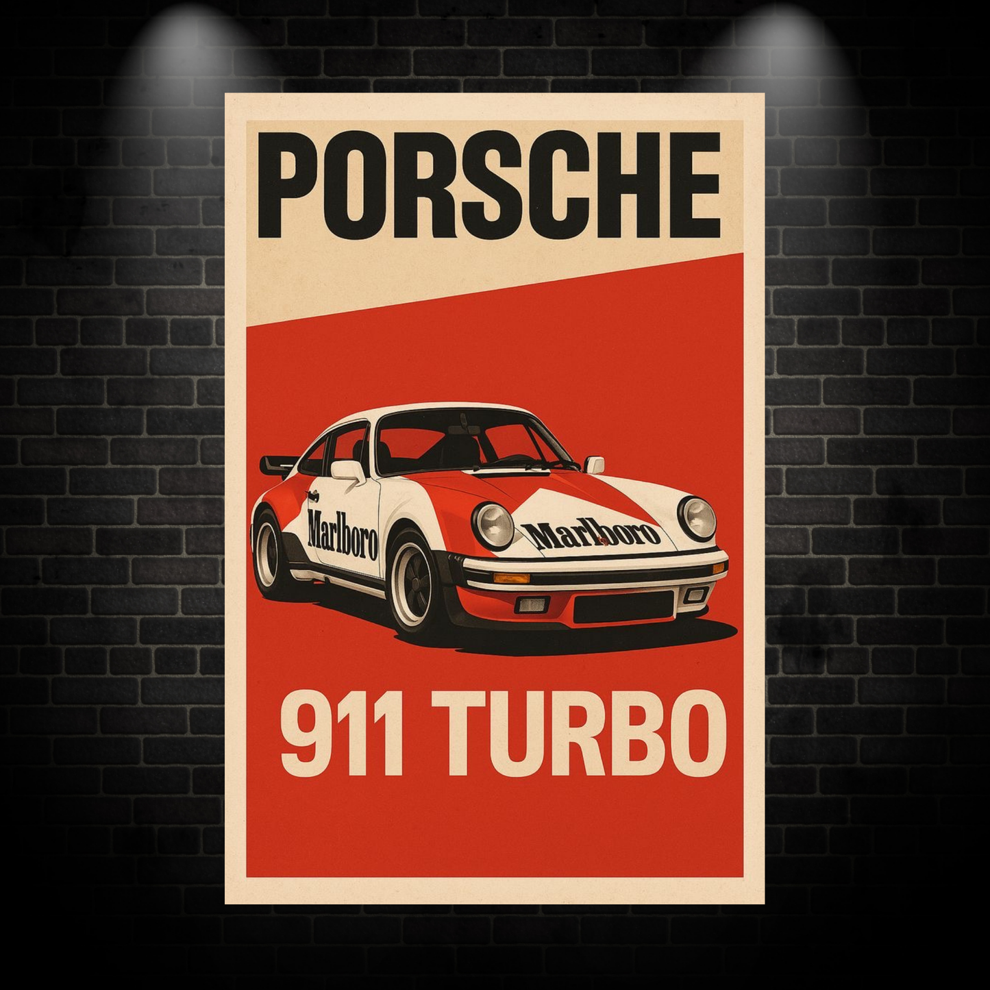 Porsche turbo poster