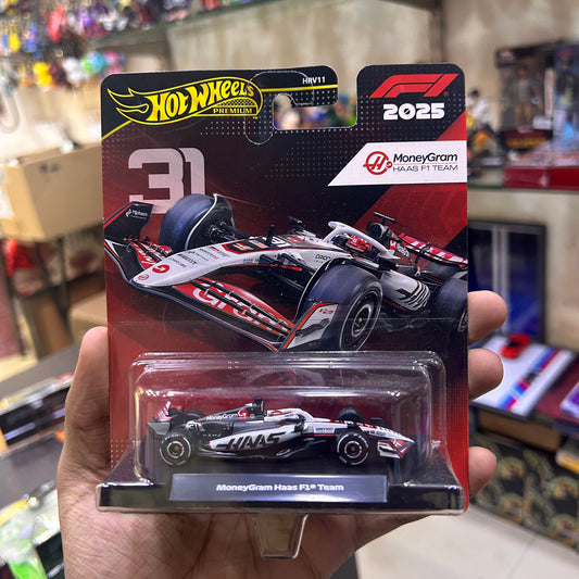 Imported Hot Wheels Premium Formula 1 moneygram Haas