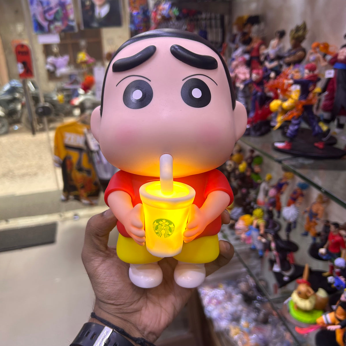 23 cm Shinchan Lamp Figure